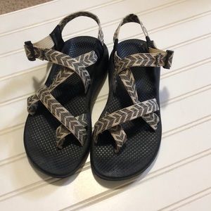 Chaco Sandals with Cream and black straps